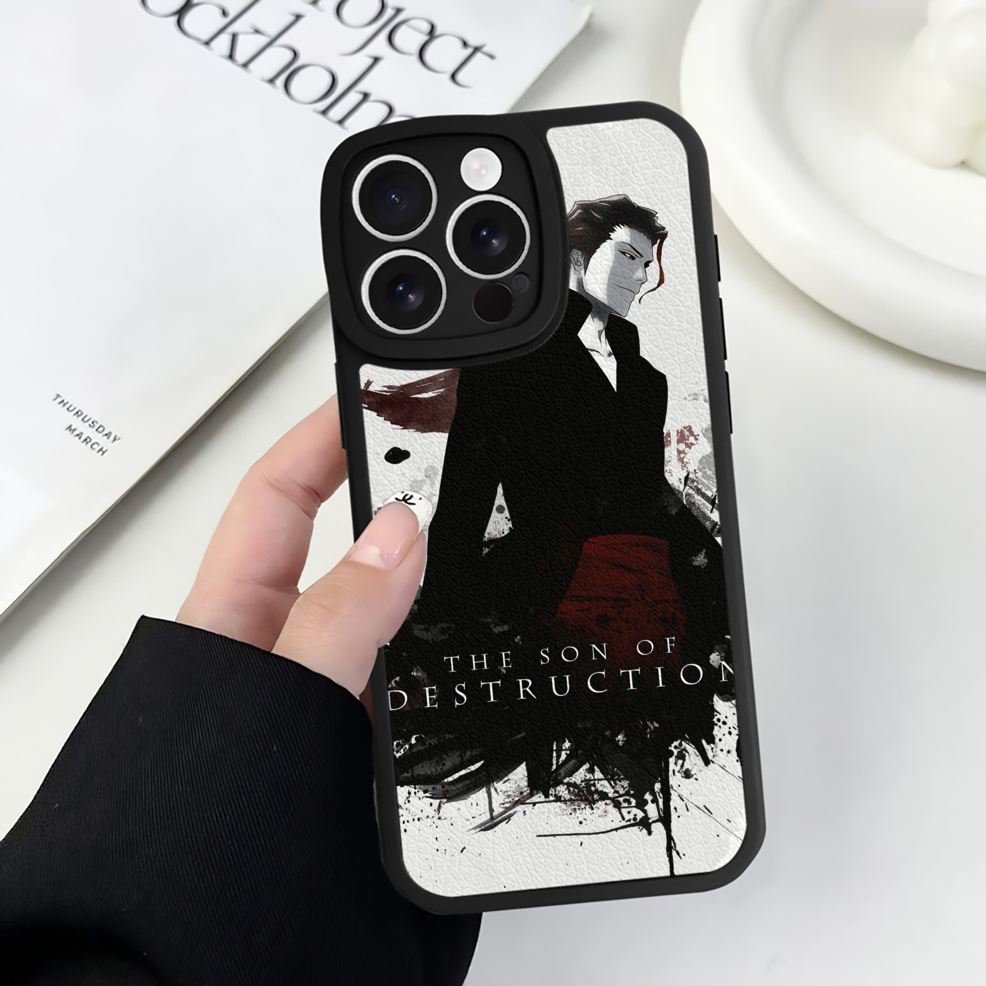（画像用） ブリーチ BLEACH 【iPhone 16シリーズ対応】シリコンスマホケース（レザー調） 材質：シリコン